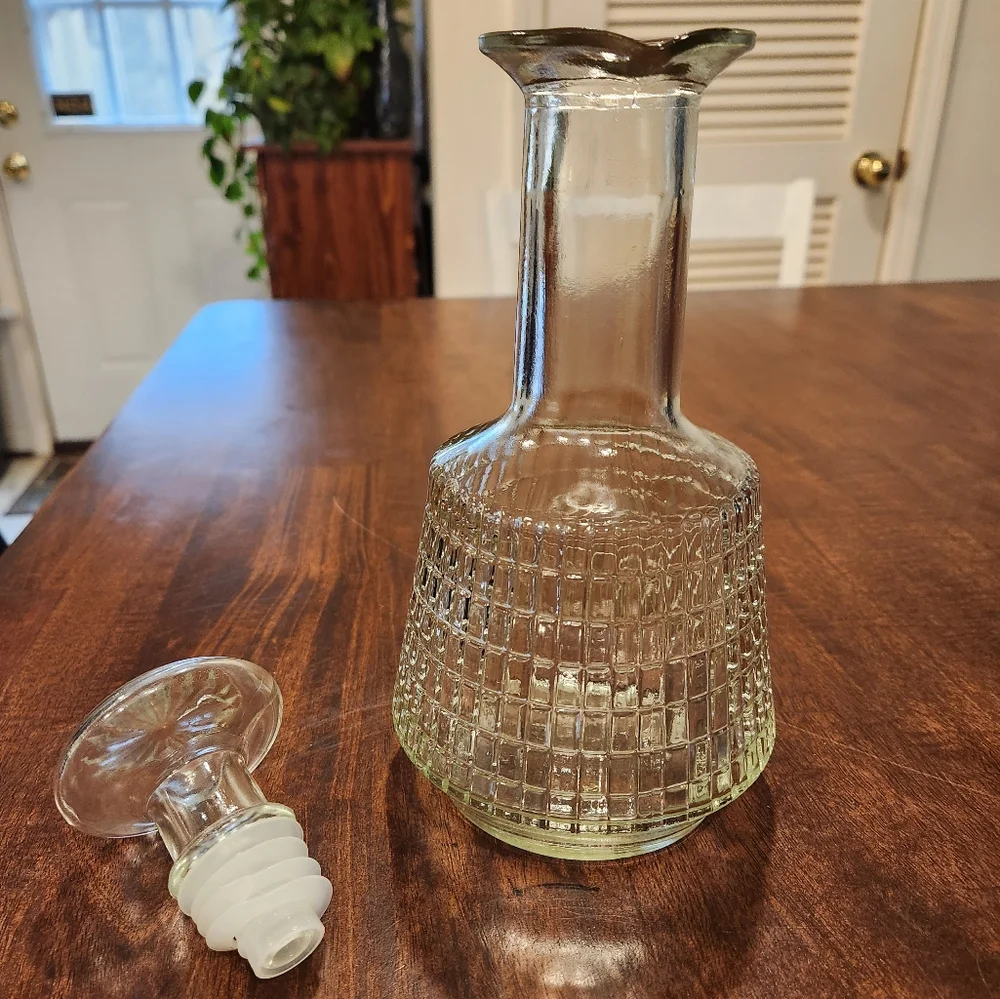 Vintage 80's Barton Canadian Whiskey Liquor Decanter